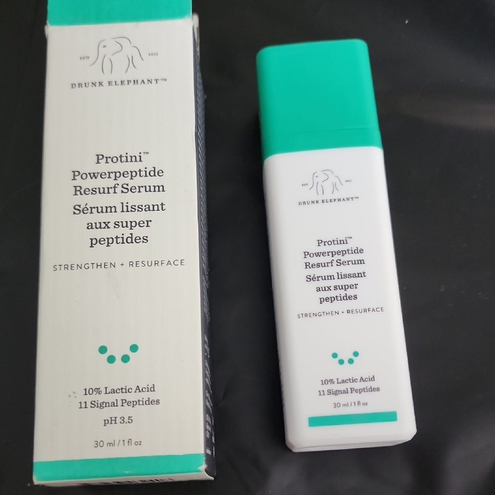 Drunk Elephant Protini Powerpeptide Serum with Black and White Packaging - Picture 2 of 8